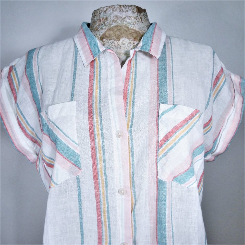Thread & Supply Button Down, Tunic Top - image 2